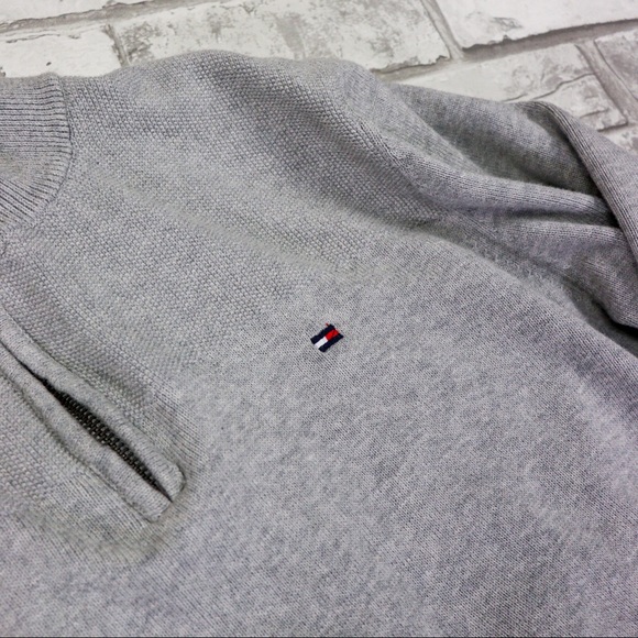 Tommy Hilfiger 1/4 Zip Pullover Sweater - Picture 3 of 11